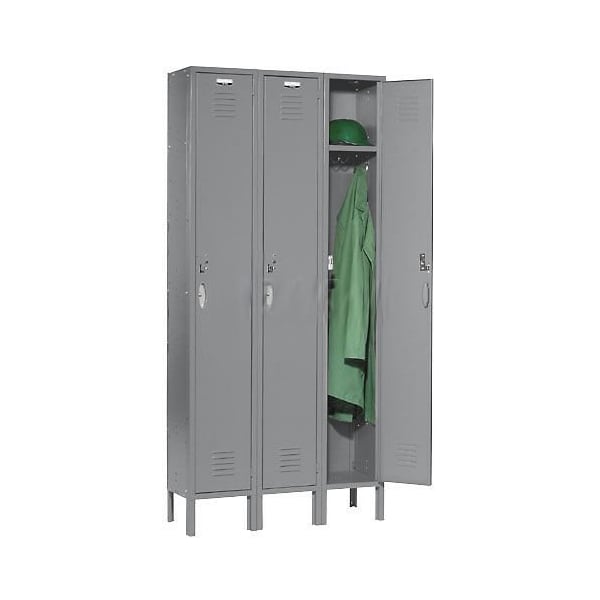 Global Industrial Industrial Storage Cabinet, 78 in H, 36 in W, Gray 652039GY - main